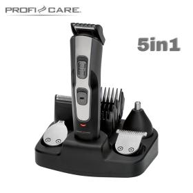 مجموعة تشذيب الشعر واللحية والأنف والأذن الكهربائية 5 في 1 من بروفيكير