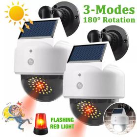 41 مصباح حائط يعمل بالطاقة الشمسية مزود بمستشعر حركة PIR مقاوم للماء