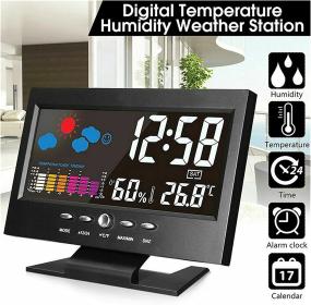 شاشة رقمية لمحطة الطقس الذكية متعددة الوظائف