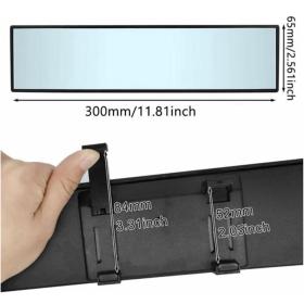 مرآة رؤية خلفية بانورامية واسعة الزاوية للسيارة