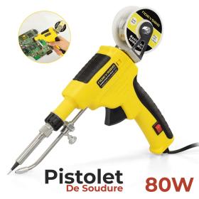 مسدس لحام أوتوماتيكي بقوة 80 واط مع سخان سيراميك – مسدس تلحيم