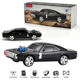  مكبر صوت لاسلكي للسيارة قابل لإعادة الشحن بتقنية البلوتوث WSTER CAR 1968