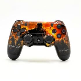 وحدة تحكم لاسلكية DualShock PS4 من SONY، بطارية قابلة لإعادة الشحن (نسخة عالية الجودة) – إصدار Dying Light