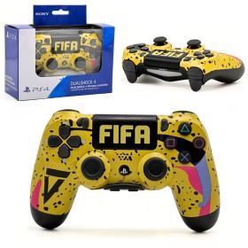 وحدة تحكم لاسلكية DualShock PS4 من SONY، بطارية قابلة لإعادة الشحن (نسخة عالية الجودة) – إصدار محدود من FIFA