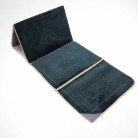  سجادة صلاة سلطان قابلة للطي مع مسند ظهر