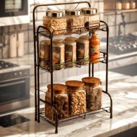 وحدة رفوف تخزين بثلاث طبقات