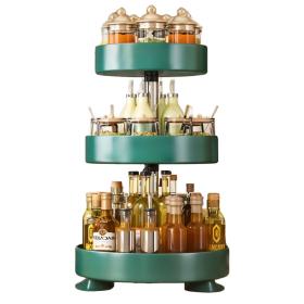 رف تخزين دوار بثلاث طبقات