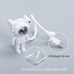 جهاز عرض LED ذكي من Astronut مزود بمنفذ USB لإضاءة ليلية على شكل مجرة ​​ونجوم فلكية