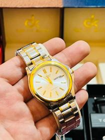 ساعة كاسيو بسوار فولاذي-- V