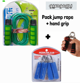 Pack jump rope + hand grip----- V