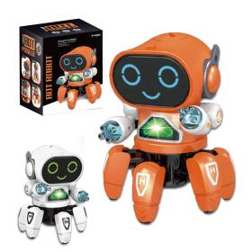 روبوت راقص بإضاءة متحركة لتسلية الأطفال وتحفيز حركتهم