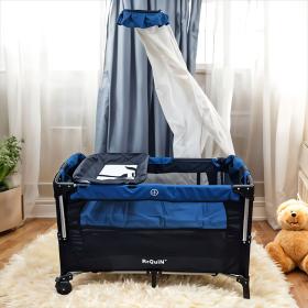 سرير رضيع قابل للطي بجانب السرير 120×60 سم