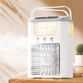 مكيف محمول ومبرد هواء مع رذاذ منعش – 2 في 1 لتبريد وترطيب الجو أينما كنت