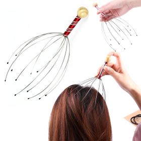 أداة تدليك فروة الرأس للاسترخاء العميق وتنشيط الدورة الدموية.