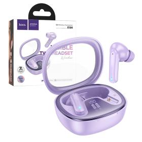 سماعات HOCO EQ6 اللاسلكية – صوت نقي وتصميم أنيق بلون بنفسجي جذاب