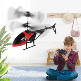 طائرة هليكوبتر للأطفال مع جهاز تحكم لاسلكي قابلة للشحن