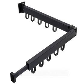 علاقة ملابس قابلة للتمديد لتوفير المساحة وتجفيف الملابس بسهولة.