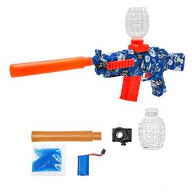 مسدس كرات جيل للأطفال بتصميم كرتوني ممتع مع ملحقات للعب ترفيهي وآمن.