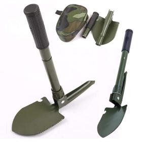 مجرفة فولاذية صغيرة متعددة الوظائف قابلة للطي