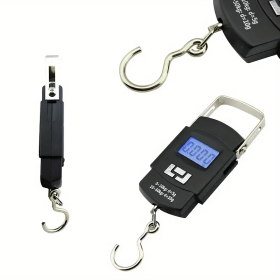 ميزان أمتعة رقمي محمول بشاشة LCD 50 كجم/10 جرام WH-A08