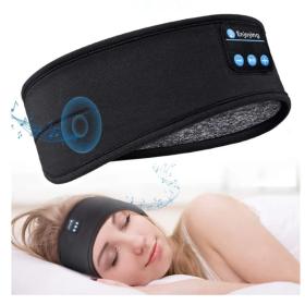 سماعات رأس مرنة مع ميكروفون لاسلكي متوافق مع البلوتوث