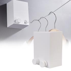 حبل غسيل معلق على الحائط سلك تلسكوبي من الفولاذ المقاوم للصدأ