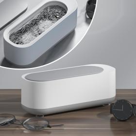 جهاز تنظيف الملحقات بالموجات فوق الصوتية المحمول، لإزالة البقع والمجوهرات والنظارات والخواتم